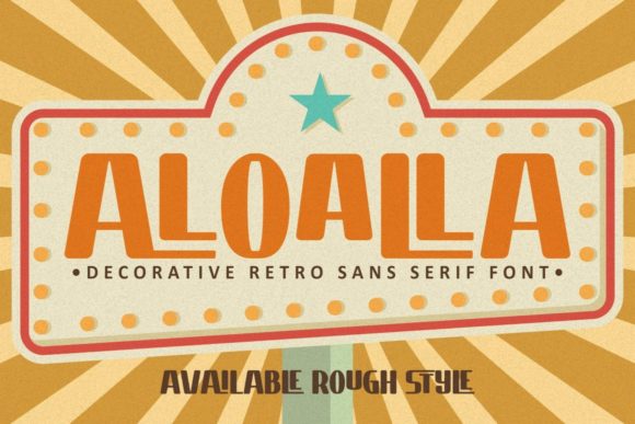Aloalla: A Vintage-Styled Font for Editorial Elegance