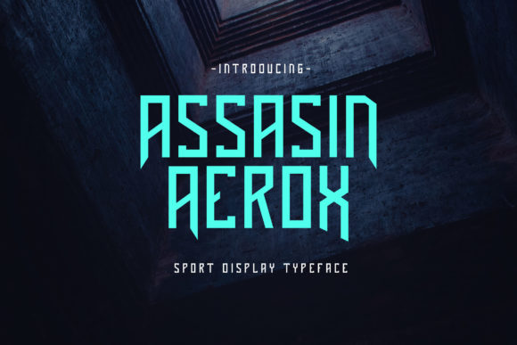 Assasin Aerox: A Modern Display Font for Digital Marketing