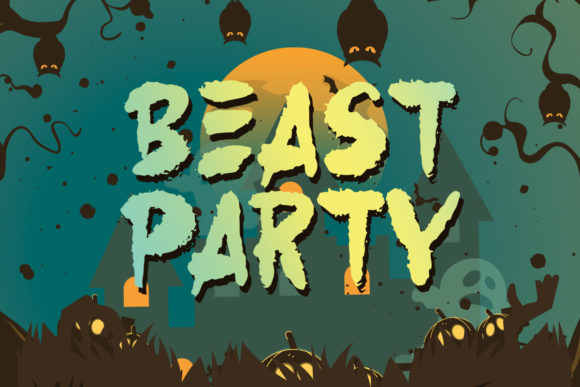 Beast Party: A Playful Display Font for Web Projects