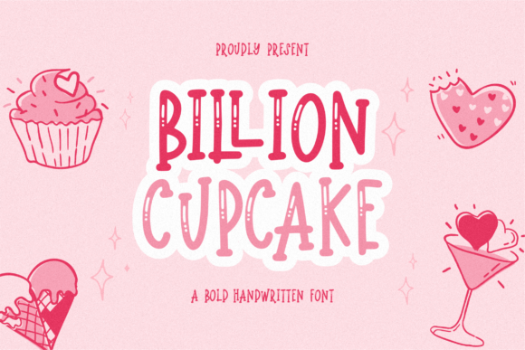 Billion Cupcake Font for Handmade Creations