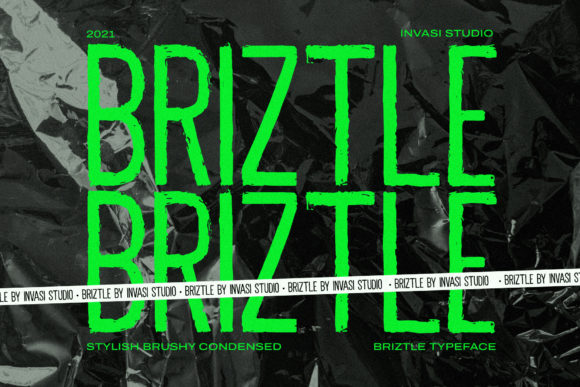 Briztle: A Display Font for Bold Branding