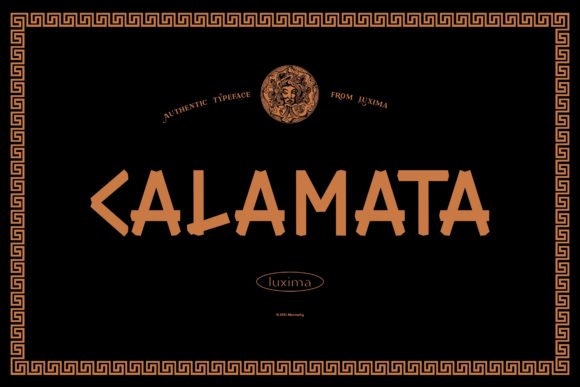 Calamata: A Playful Display Font for Editorial Design