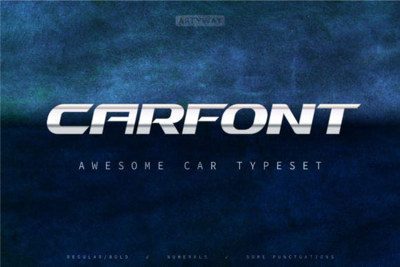 Car Font for Bold Digital Branding