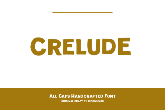 Crelude: A Vintage-Styled Display Font for Bold Campaigns