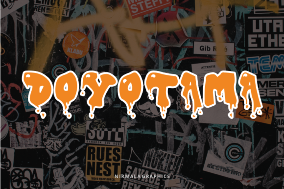 Doyotama: A Bold Display Font for Editorial Creativity
