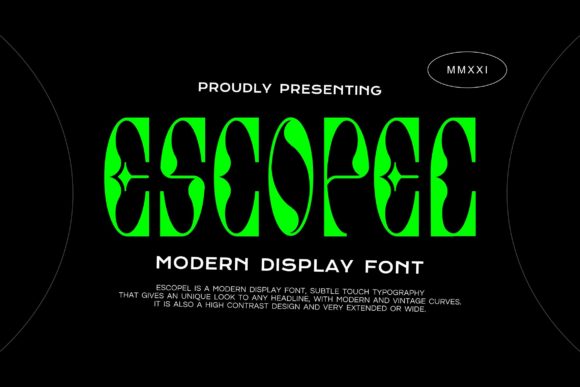 Escopel Font for Handmade and Commercial Projects