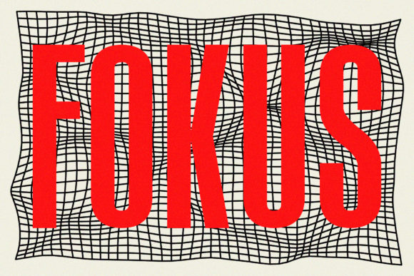 Fokus: A Bold Display Font for Editorial Design