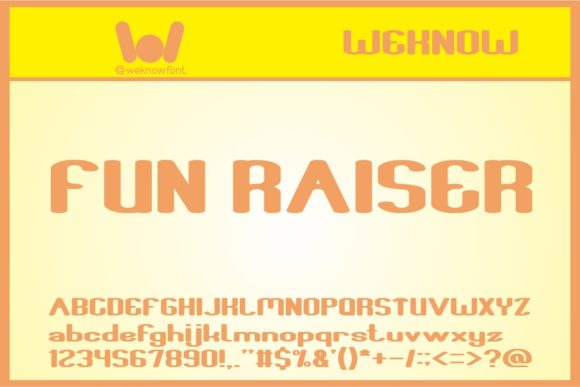 Fun Raiser: A Versatile Display Font for Creative Branding