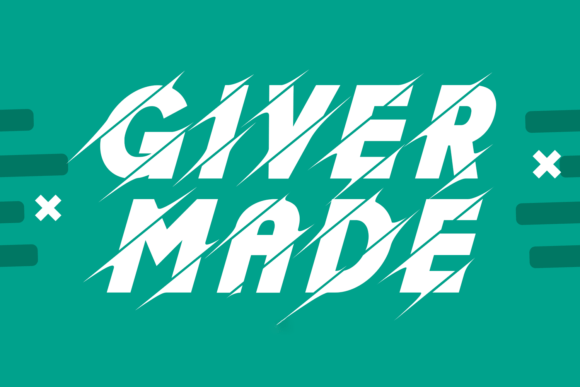 Giver Made: A Bold Display Font for Modern Branding