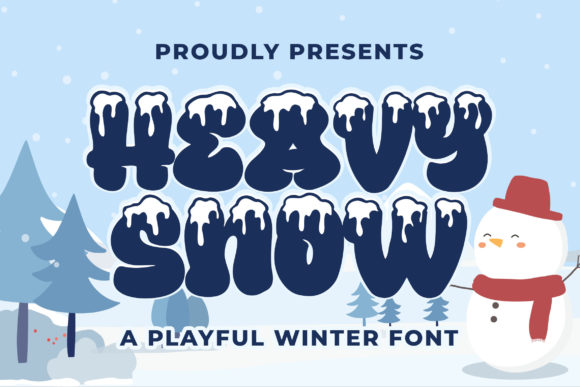 Heavy Snow: A Bold Display Font for Modern Web Design