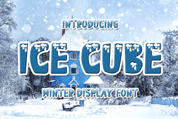Ice Cube: A Bold Display Font for Editorial Design