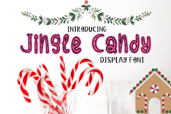 Jingle Candy Font for Holiday Branding