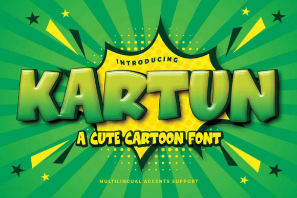 Kartun Font for Eye-Catching Campaign Designs