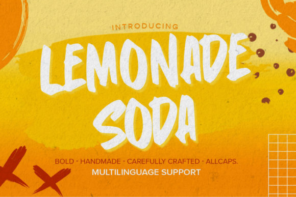 Lemonade Soda Font for Polished Branding