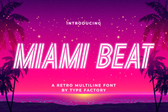 Miami Beat Display Font for Web Design