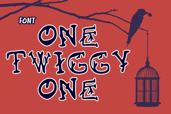 One Twiggy One: A Chilling Display Font for Editorial Design