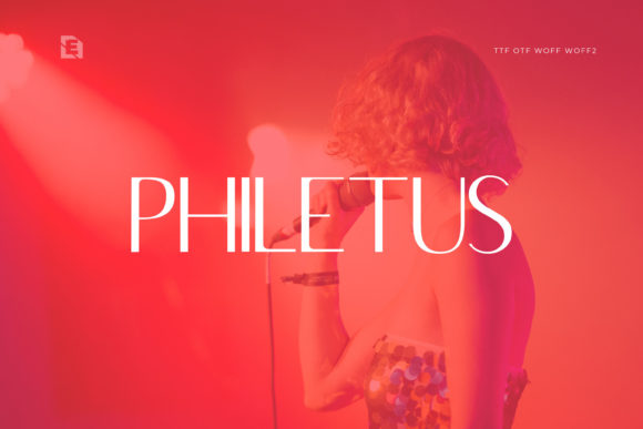 Philetus: A Modern Display Font for Small Business Branding