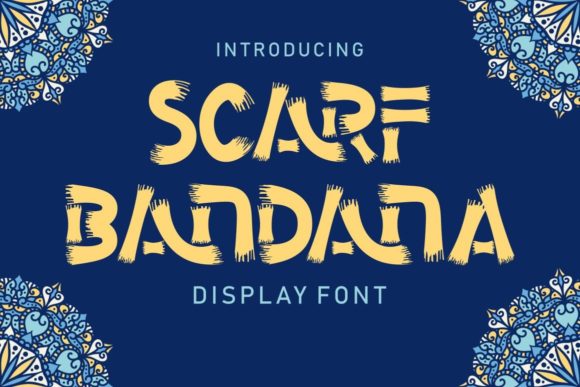 Scarf Bandana Font for Professional Branding
