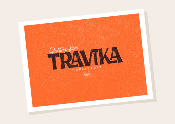 Travika: A Bold Display Font for Modern Branding