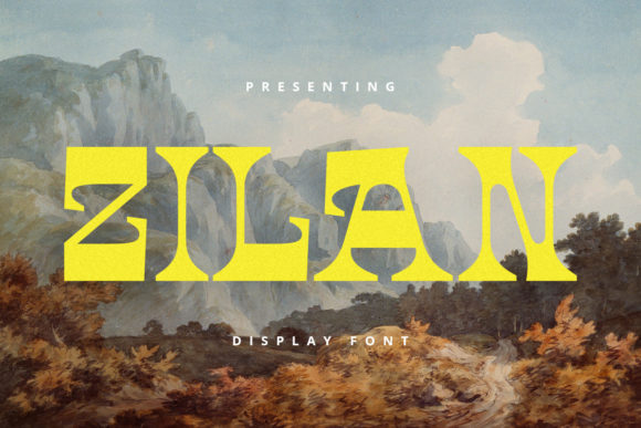 Zilan: A Bold Display Font for Branding Impact