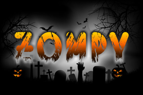 Zompy Font for Editorial Design and Branding